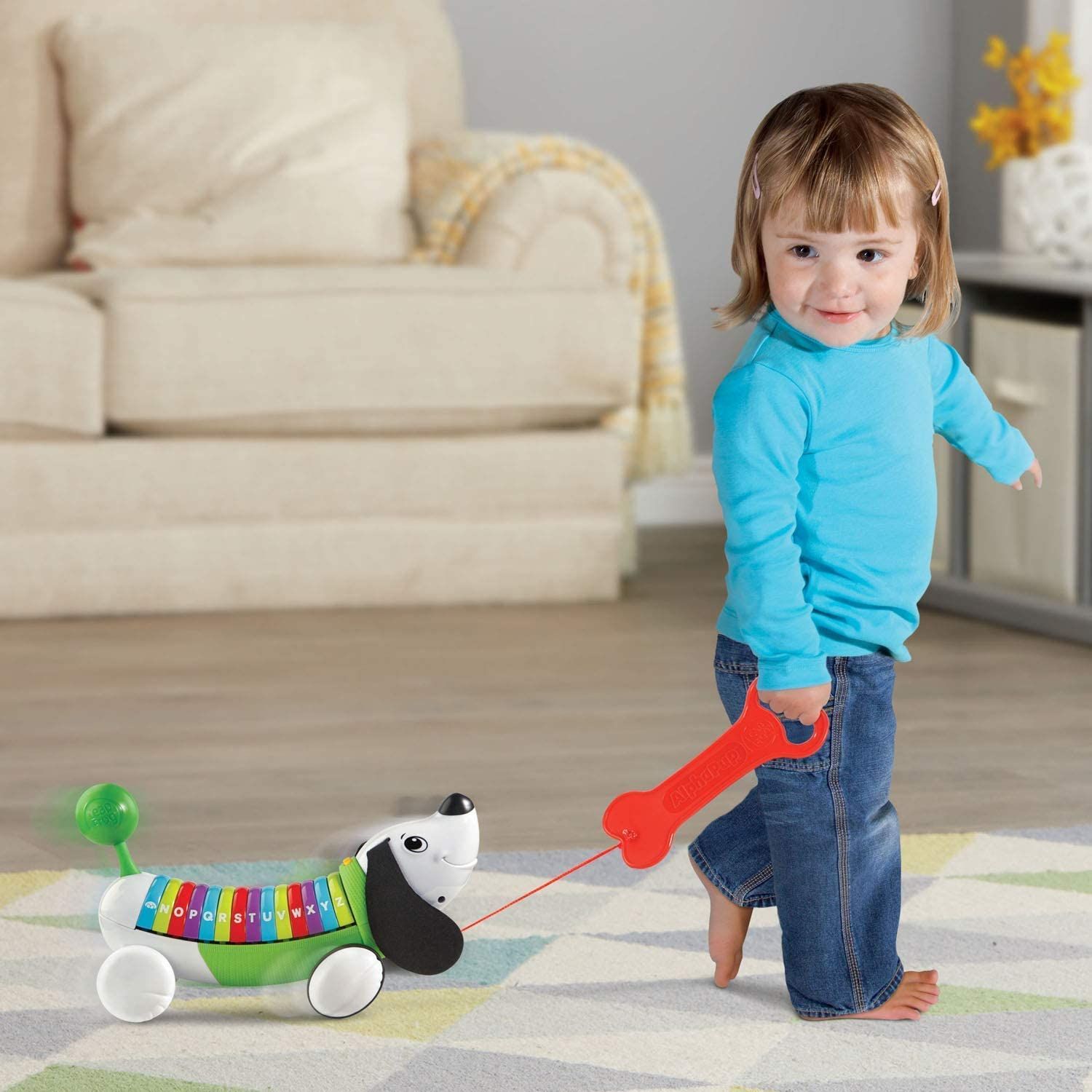 Đàn chữ cái ABC LeapFrog Alphapup, Purple/Pink
