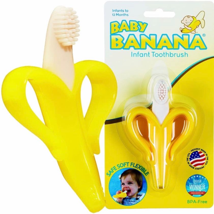 Gặm nướu Baby Banana - Yellow Banana Toothbrush