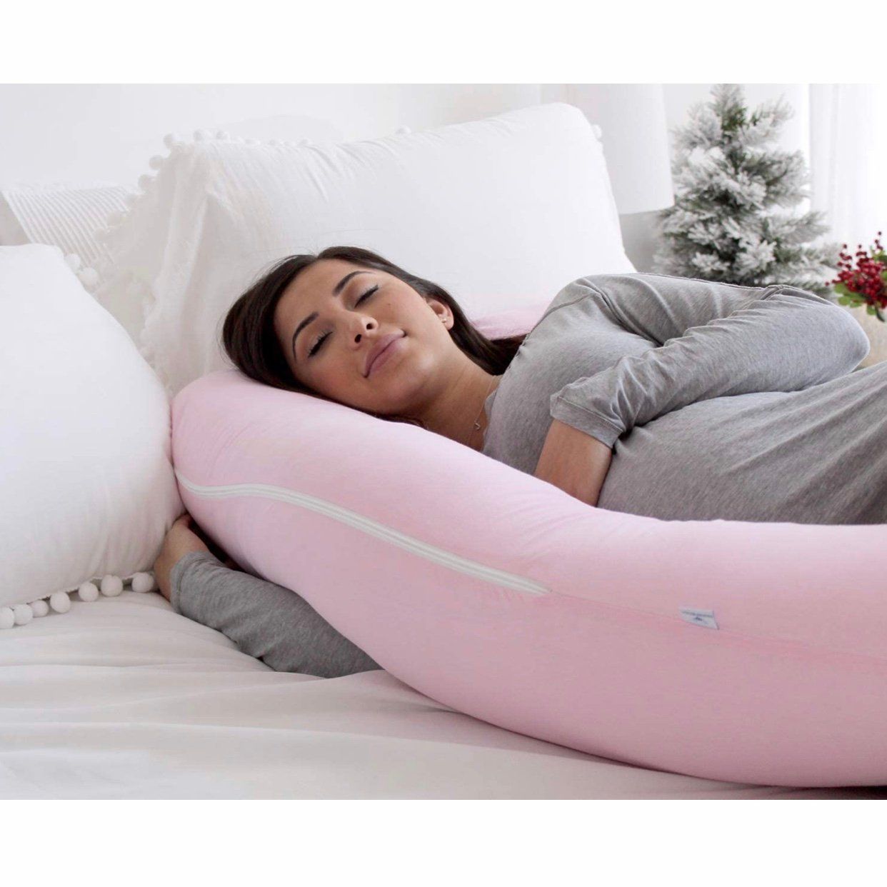 Gối nằm cho mẹ PharMeDoc Pregnancy Pillow U-Shape