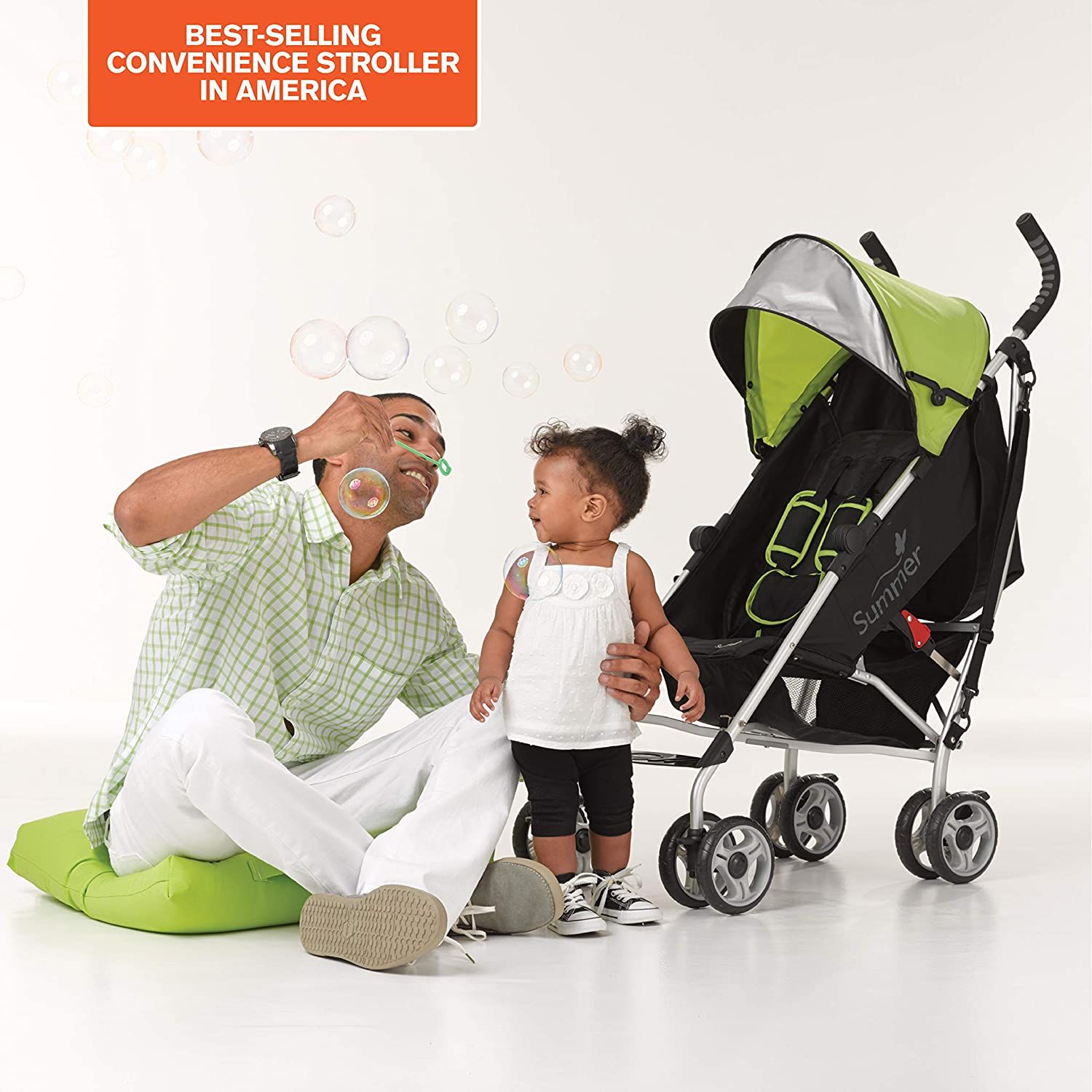 Xe đẩy Summer 3Dlite Convenience Stroller, Green