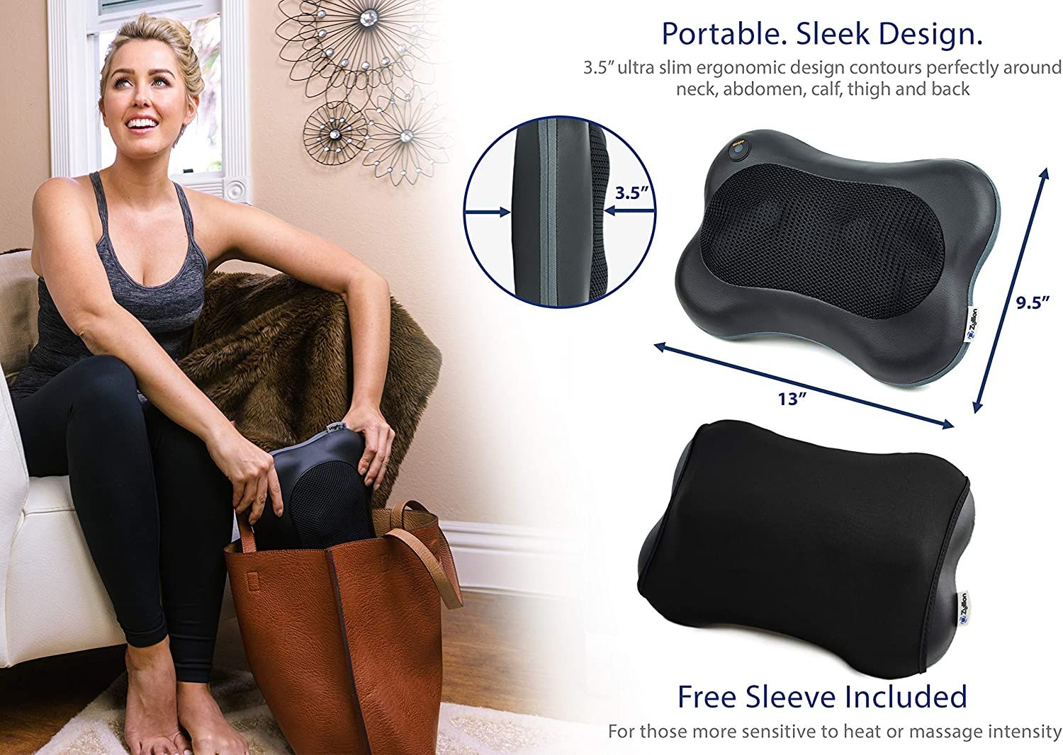 Máy massager toàn thân Zyllion Shiatsu Back and Neck