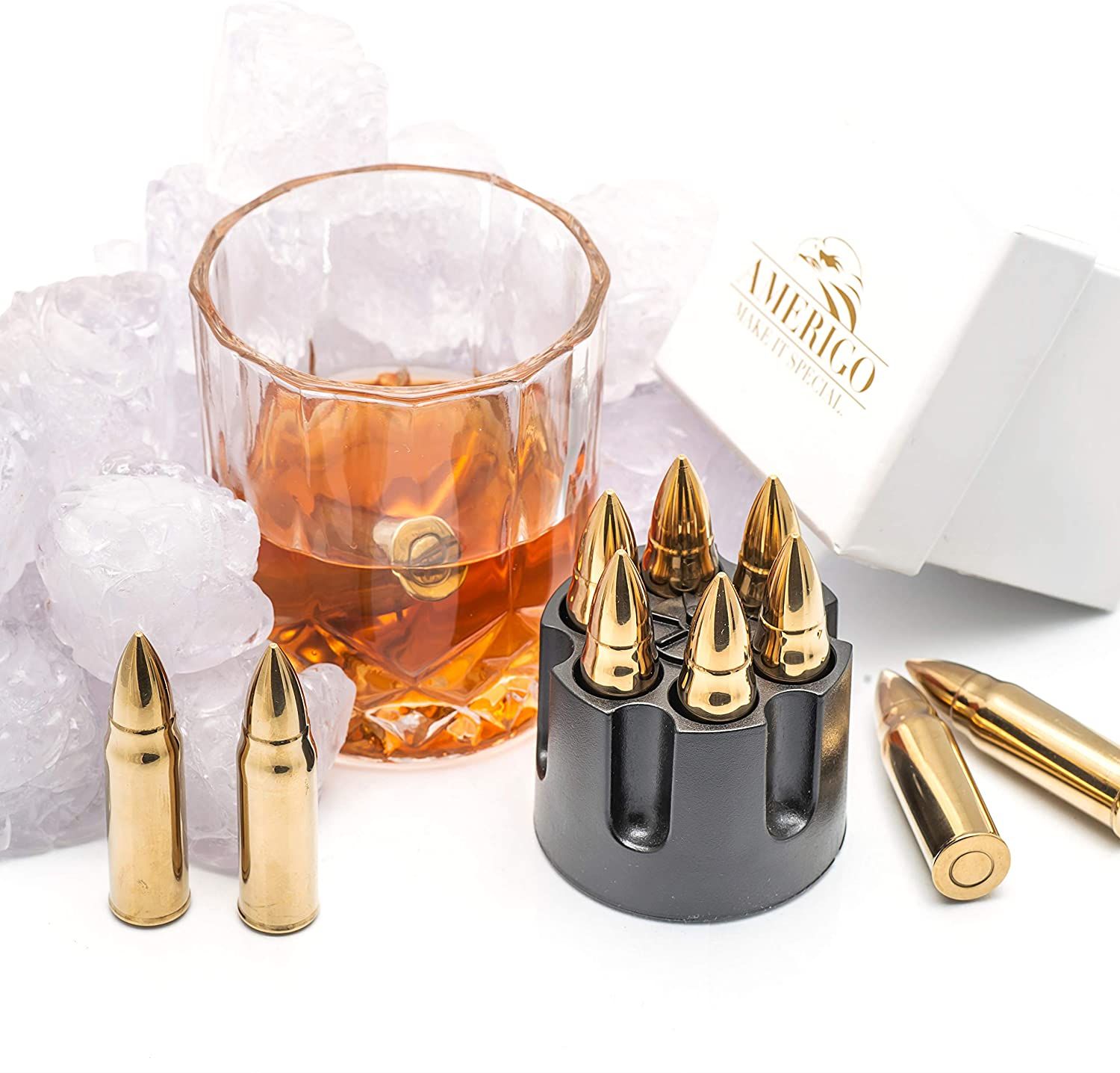 Chilling Whiskey Rocks Gift Set by Amerigo