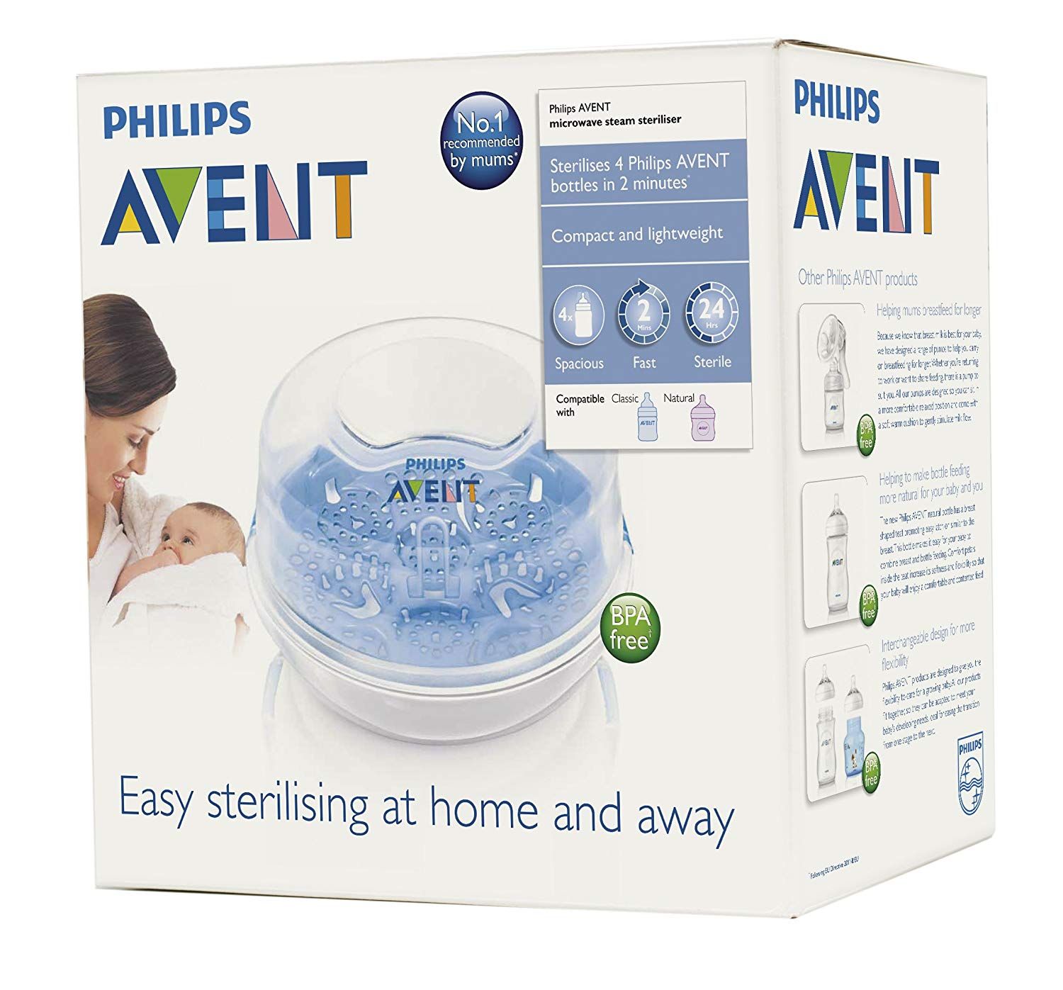 Lồng hấp Philips AVENT Microwave Steam Sterilizer