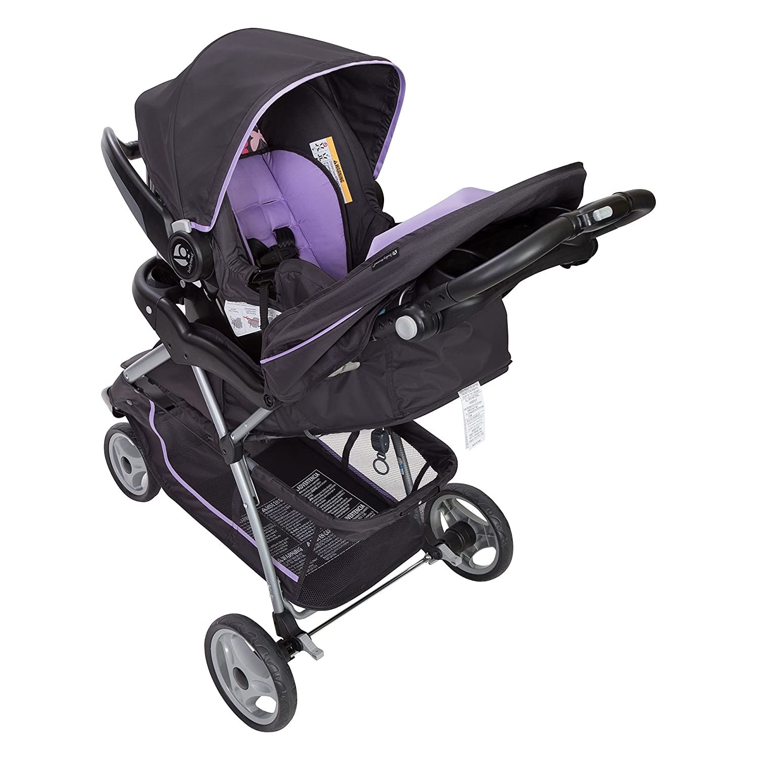 Xe đẩy kèm Carseat Baby Trend EZ Ride 35 Travel System, Sophia