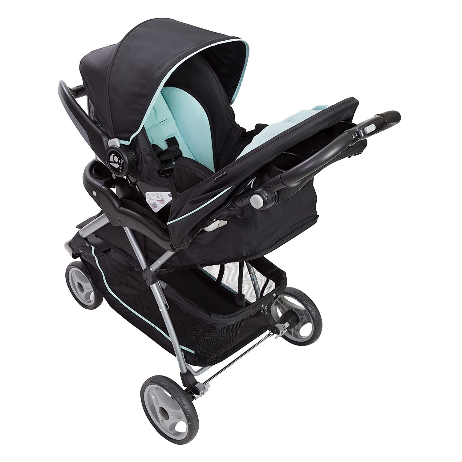 Xe đẩy kèm Carseat Baby Trend EZ Ride 35 Travel System, Doodle Dots