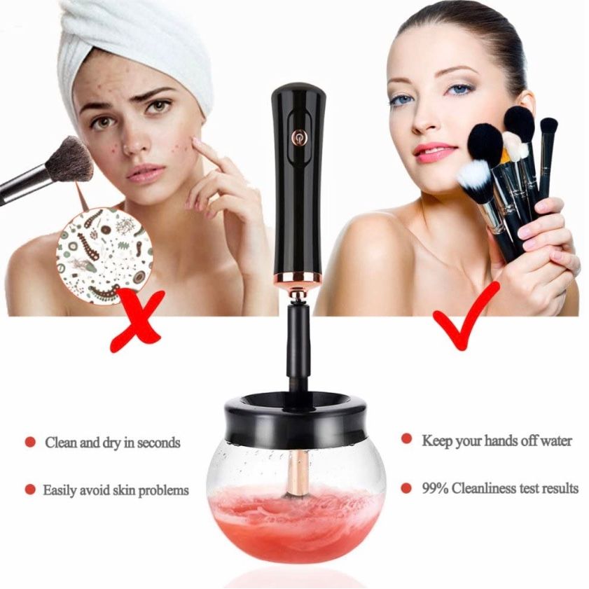 Bộ dụng cụ vệ sinh cọ trang điểm Ricris Premium Makeup Brush