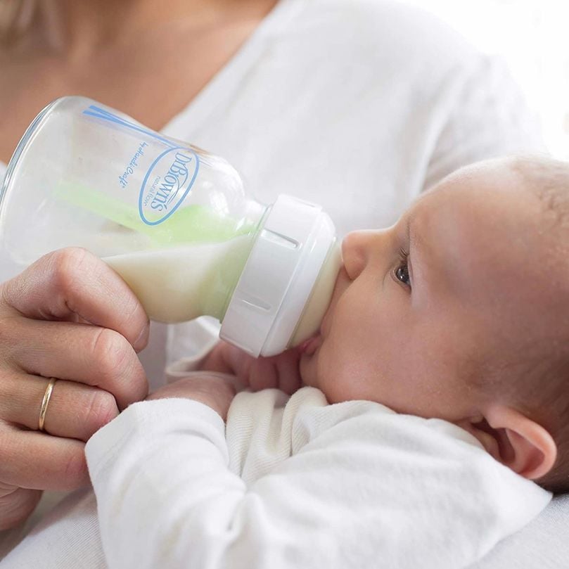 Bình sữa cho bé Dr. Brown's Options+ Wide-Neck Glass Baby Bottles