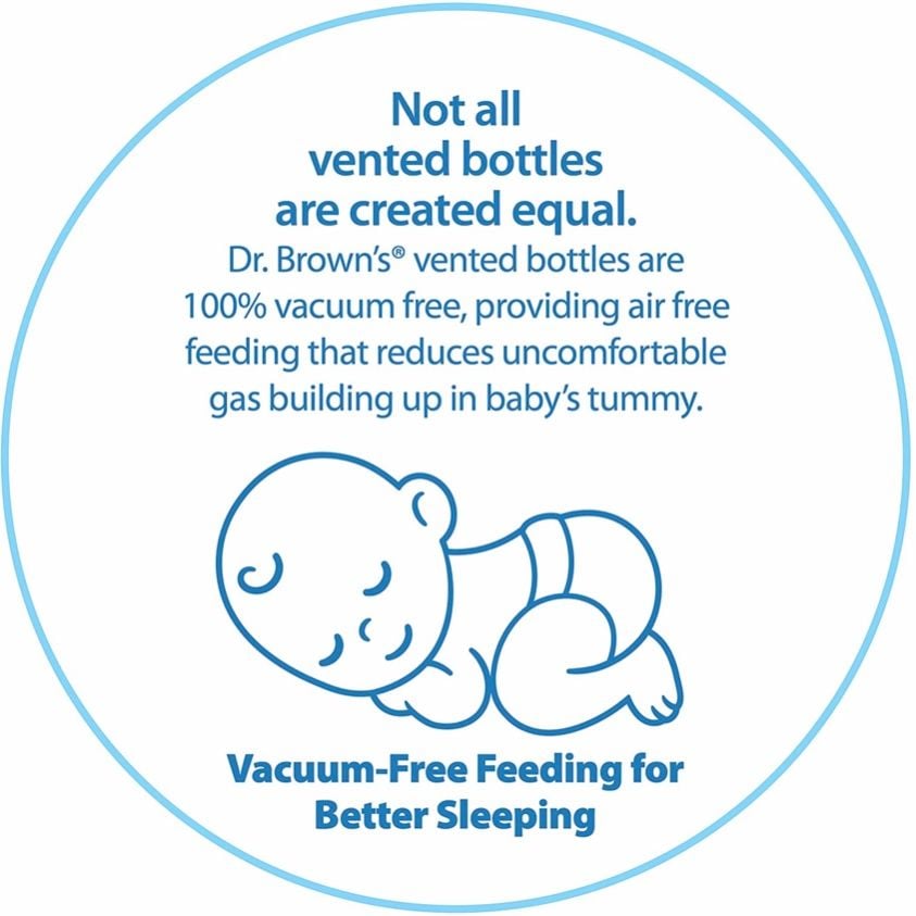Bình sữa cho bé Dr. Brown's Options+ Wide-Neck Glass Baby Bottles