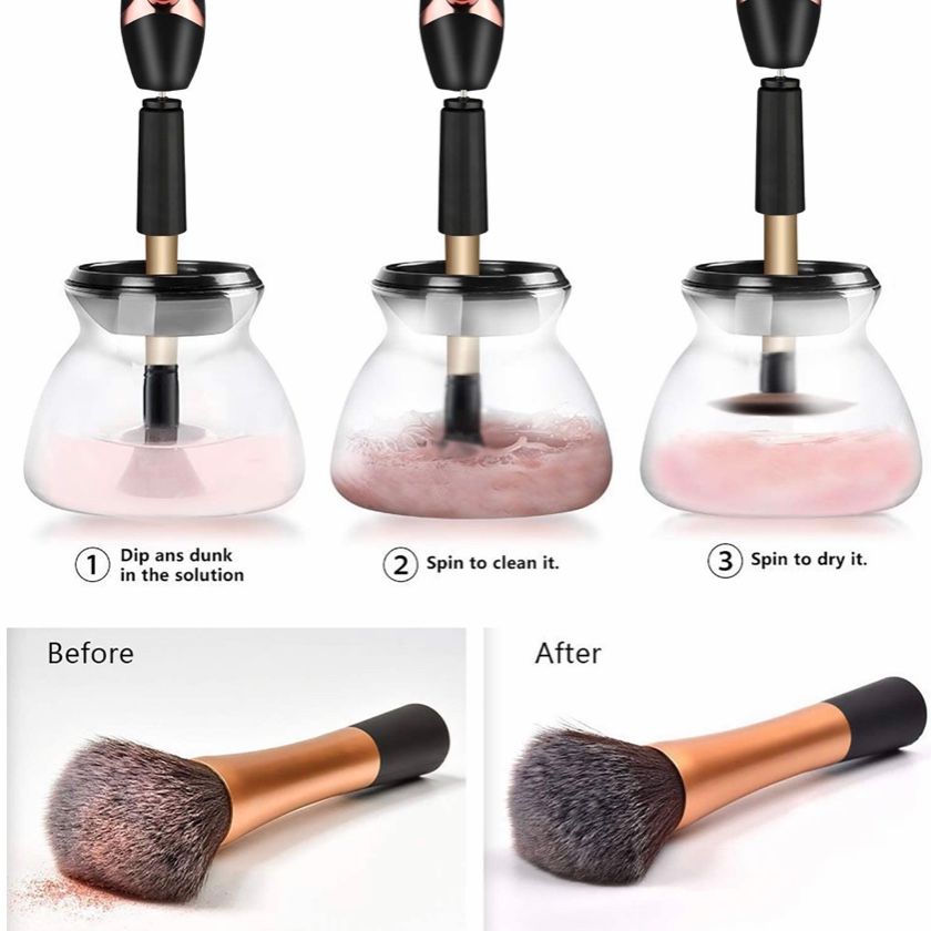 Bộ dụng cụ vệ sinh cọ trang điểm Dotsog Pro Makeup Brush
