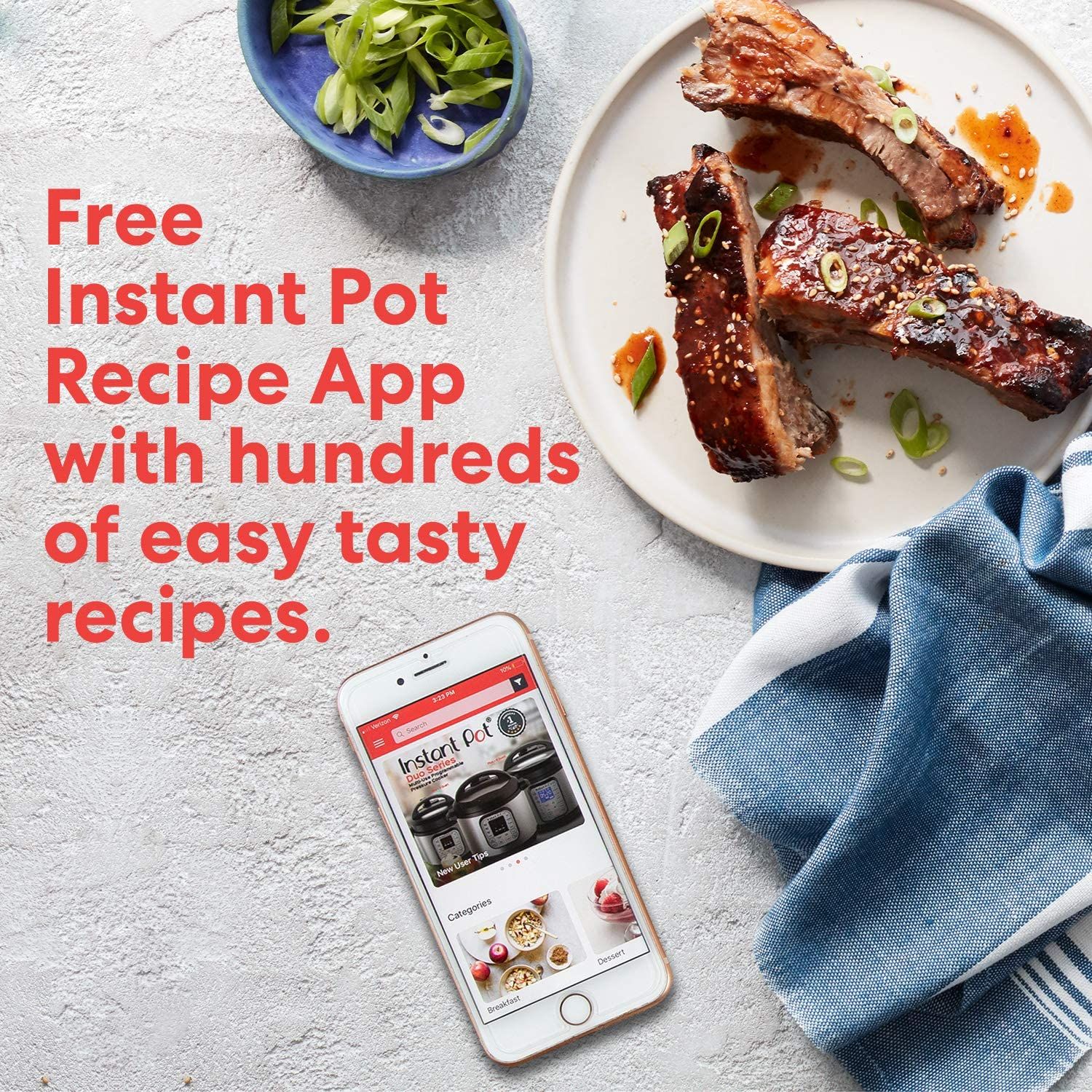 Nồi áp suất đa năng Instant Pot Duo 7-in-1 Electric Pressure Cooker (5,7 lít), bản Mỹ điện 120V