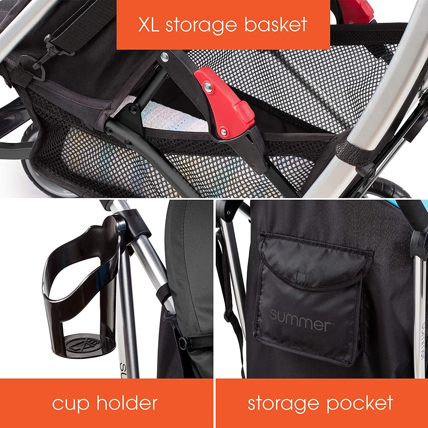 Xe đẩy Summer 3Dlite Convenience Stroller