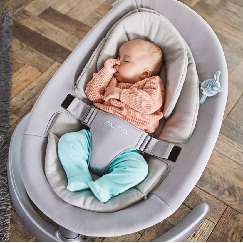 Nôi Nuna Leaf Grow Lounger Swing - Champagne