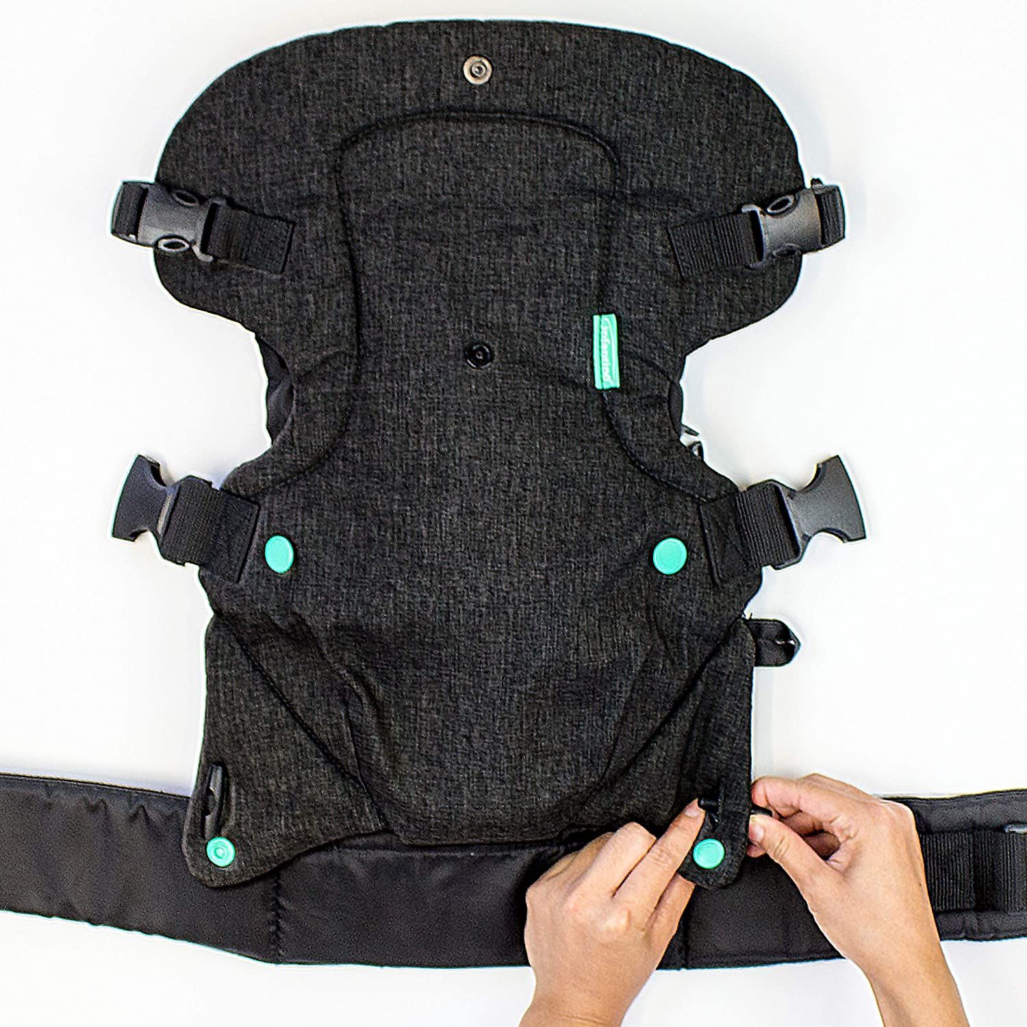 Địu Infantino Flip 4-in-1 Convertible Carrier - Black