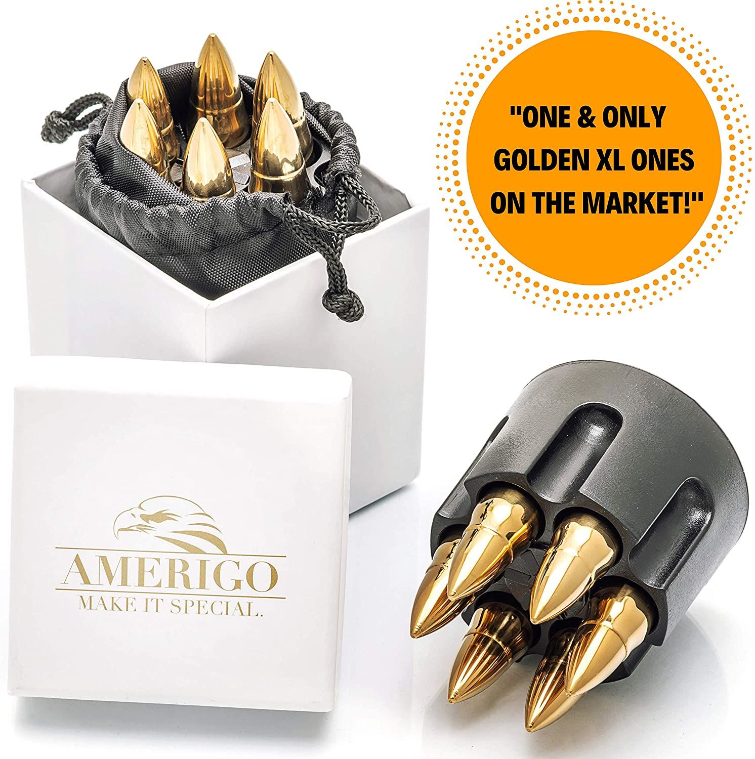 Chilling Whiskey Rocks Gift Set by Amerigo