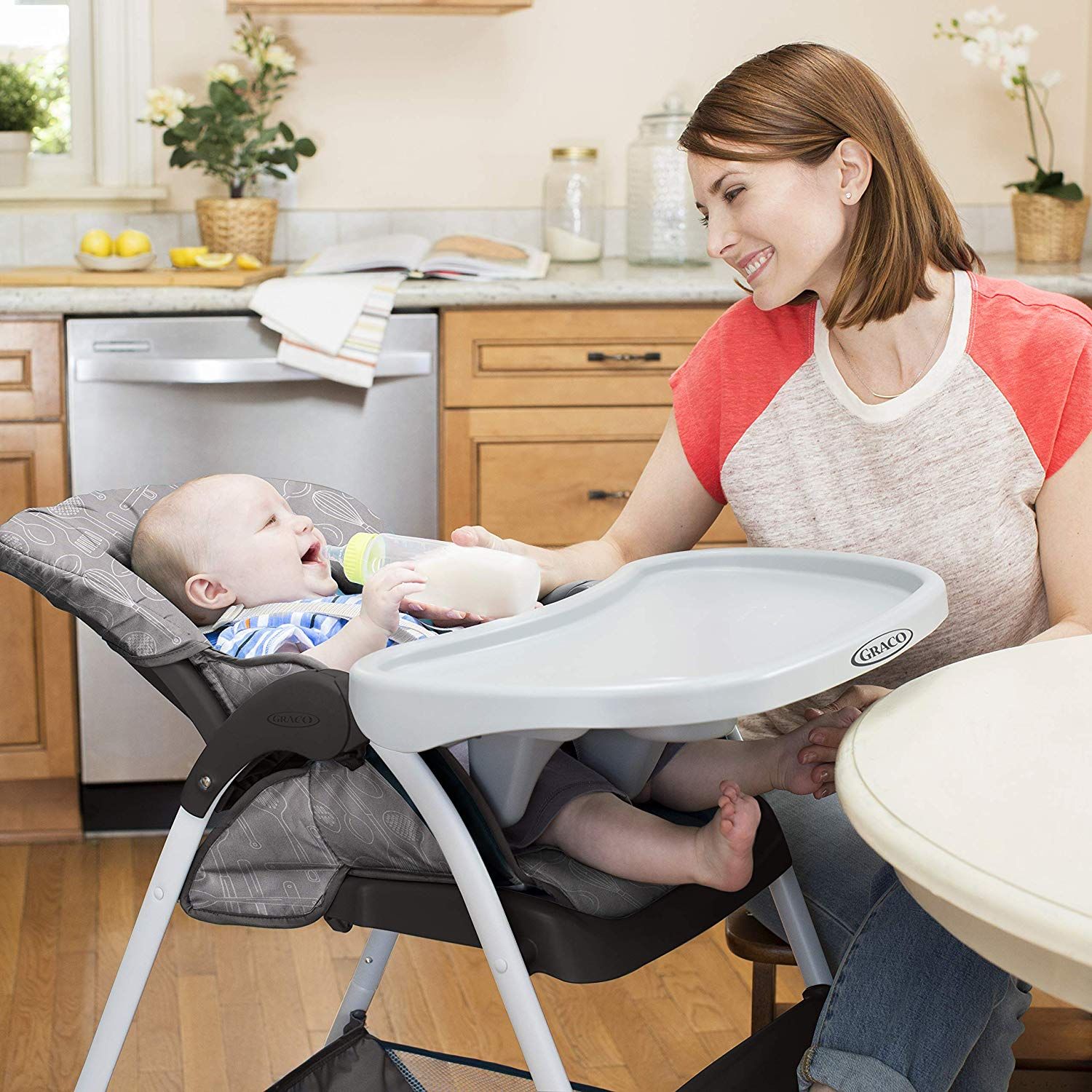 Ghế ăn dặm Graco Slim Snacker High Chair