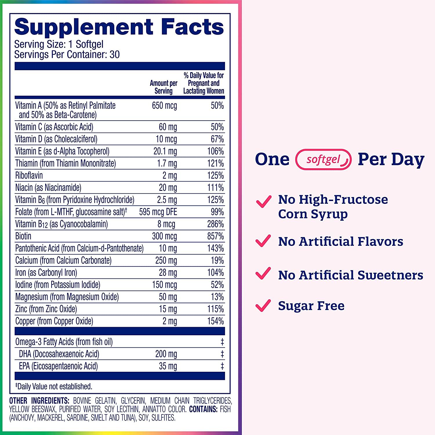 Enfamil Vitamins Enfamom Prenatal Vitamin & Mineral Supplement