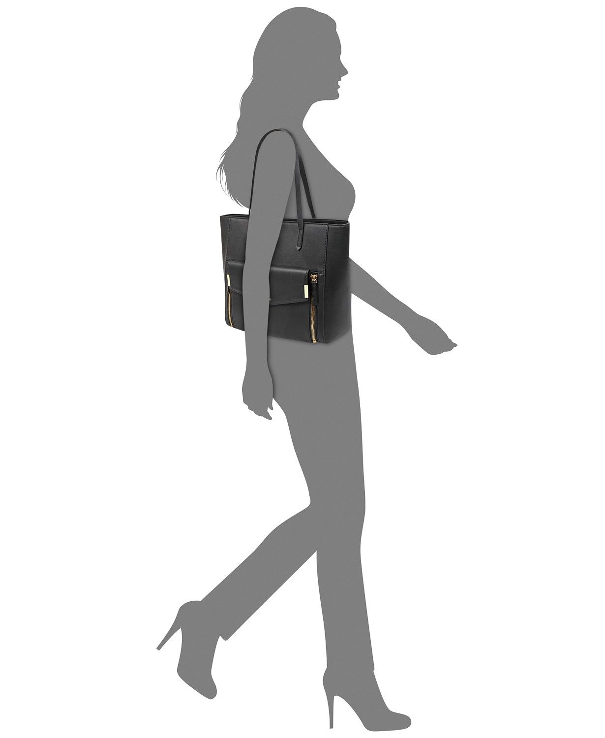 Túi nữ Nine West Devanna Tote Dark Wheat/Gold