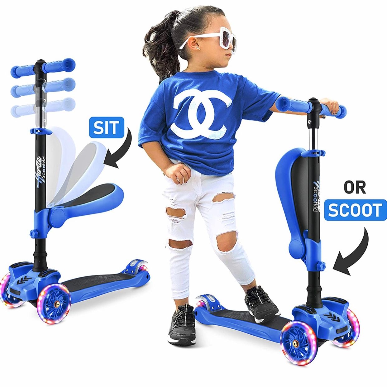Xe Hurtle 3-Wheeled Scooter for Kids