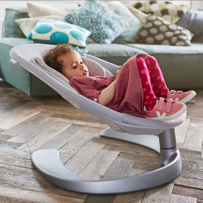 Nôi Nuna Leaf Grow Lounger Swing - Champagne
