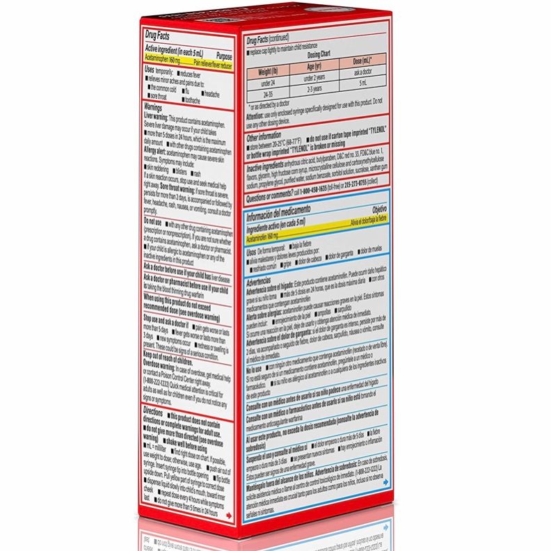 Infants' Tylenol Acetaminophen Liquid Medicine