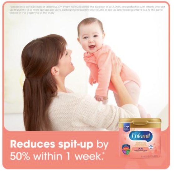 Enfamil A.R. Milk-Based Infant Formula Powder 610g