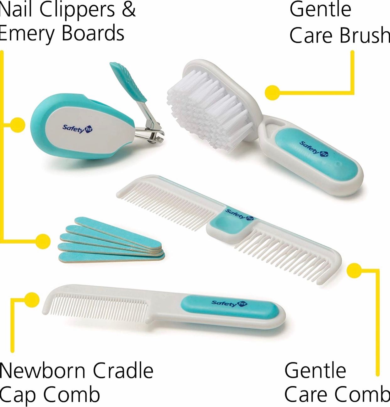 Safety 1st Deluxe 25-Piece Baby Healthcare and Grooming Kit