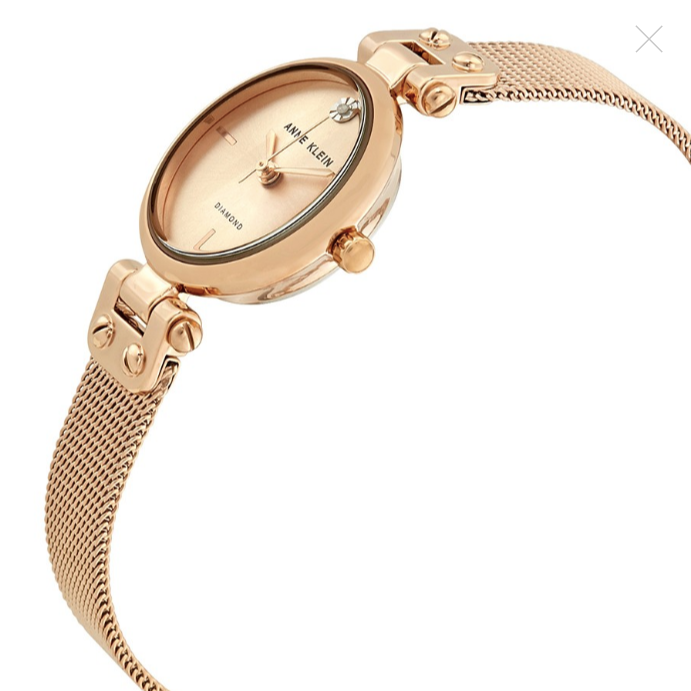 Đồng hồ nữ Anne Klein Rose Dial Swarovski Crystals