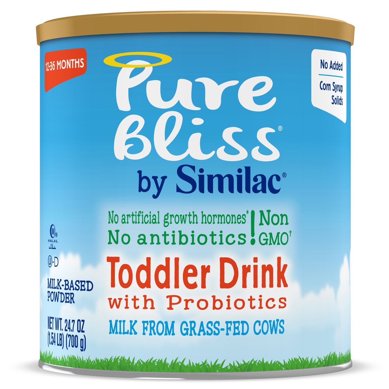 Pure Bliss by Similac Toddler Drink with Probiotics Non-GMO Toddler Formula 700g