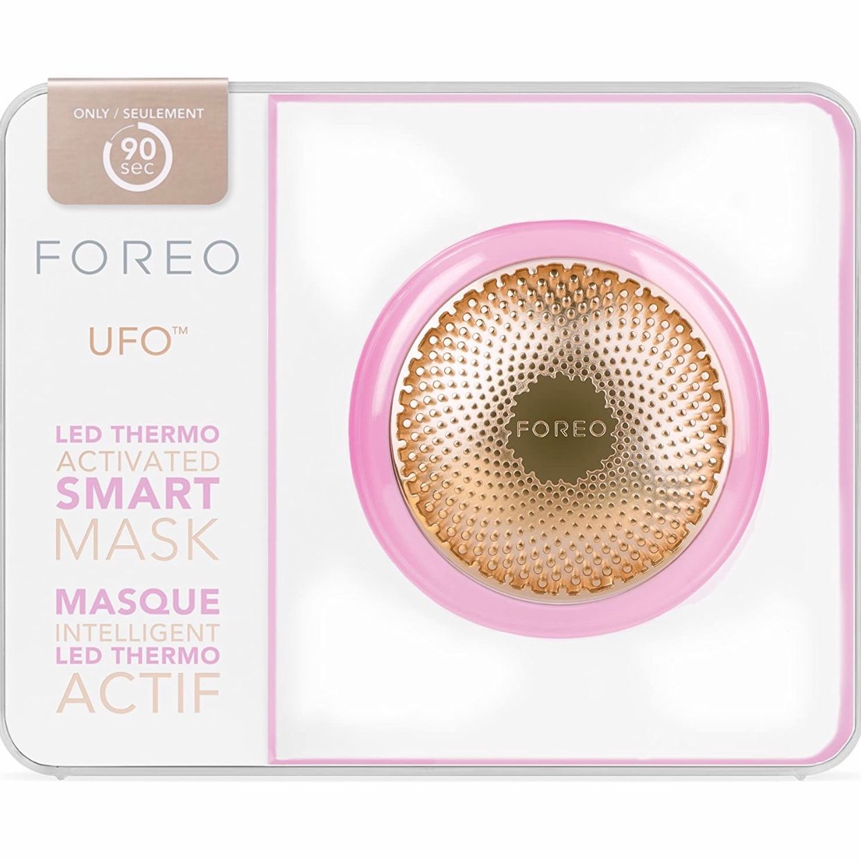Máy đắp mặt nạ FOREO UFO Smart Mask Treatment Device-Pearl Pink