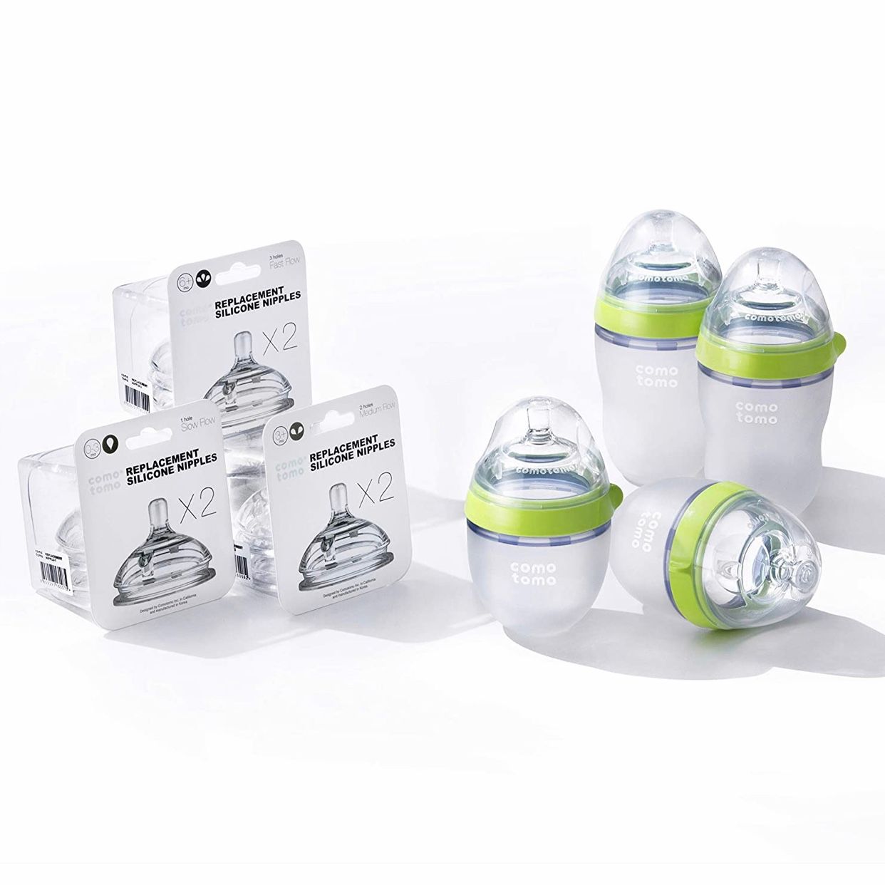 Bình sữa cho bé Comotomo Baby Bottle Bundle