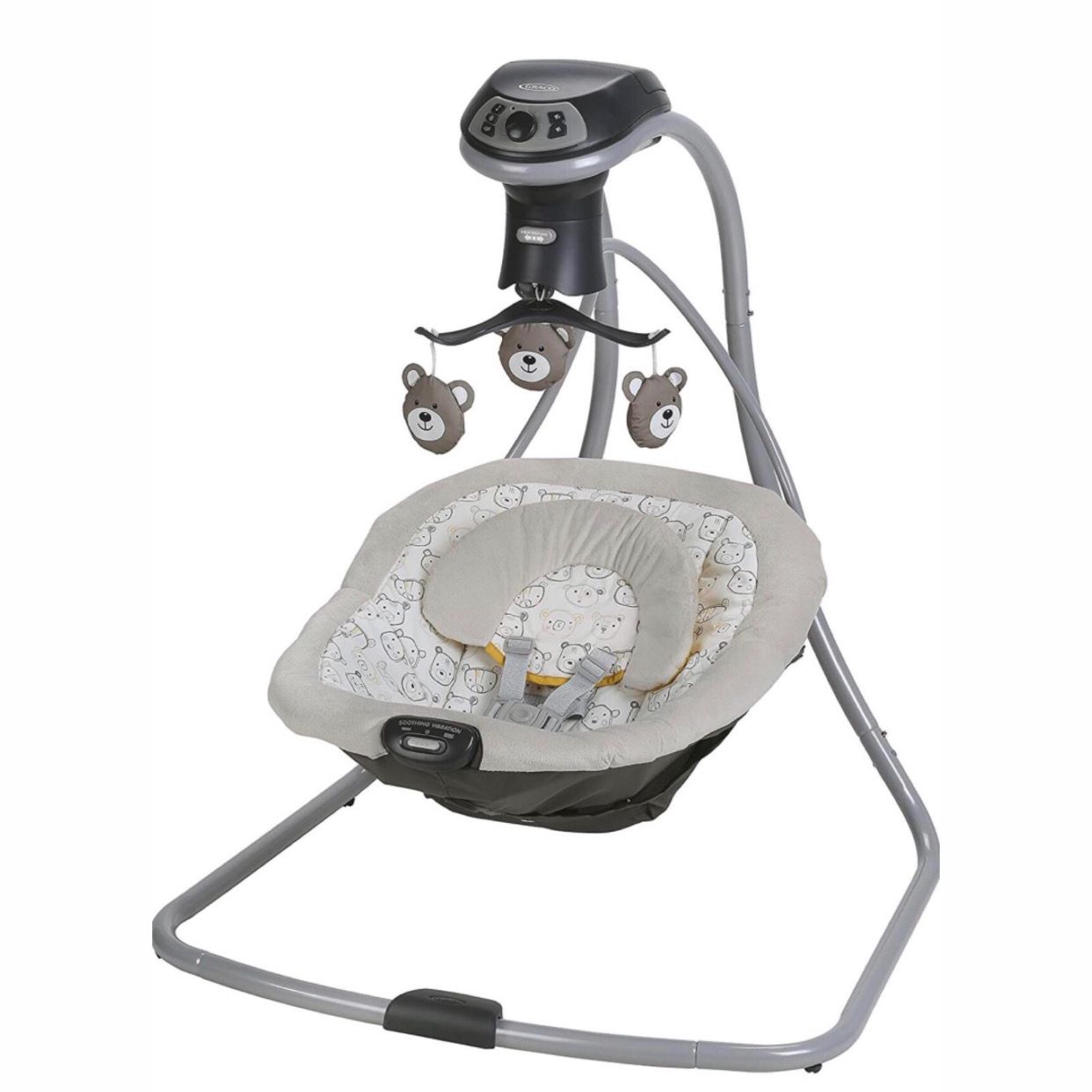 Nôi Graco Simple Sway LX Baby Swing, Teddy