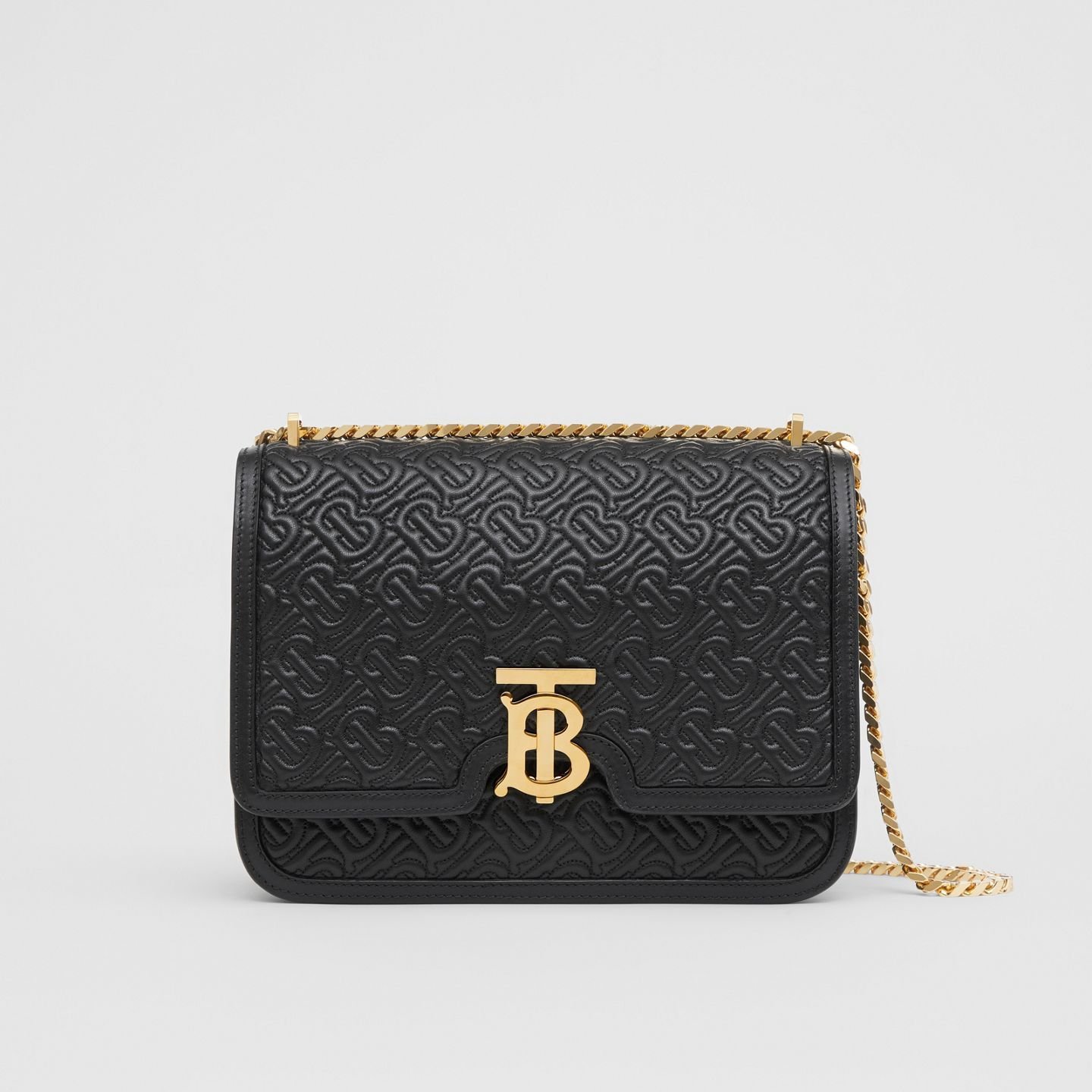 Túi nữ Burberry Medium Quilted Monogram Lambskin TB Bag