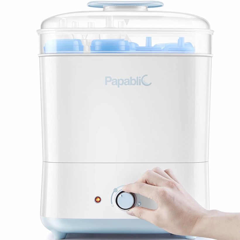 Máy tiệt trùng và sấy khô bình sữa Papablic Baby Bottle Electric Steam