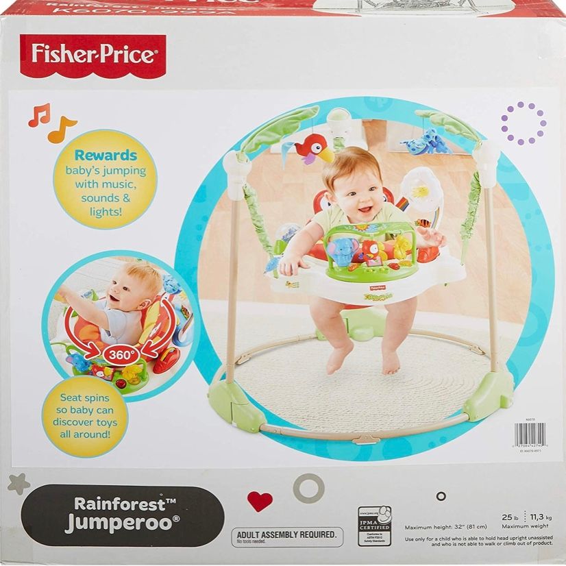 Ghế tập đứng cho bé Fisher-Price Rainforest Jumperoo