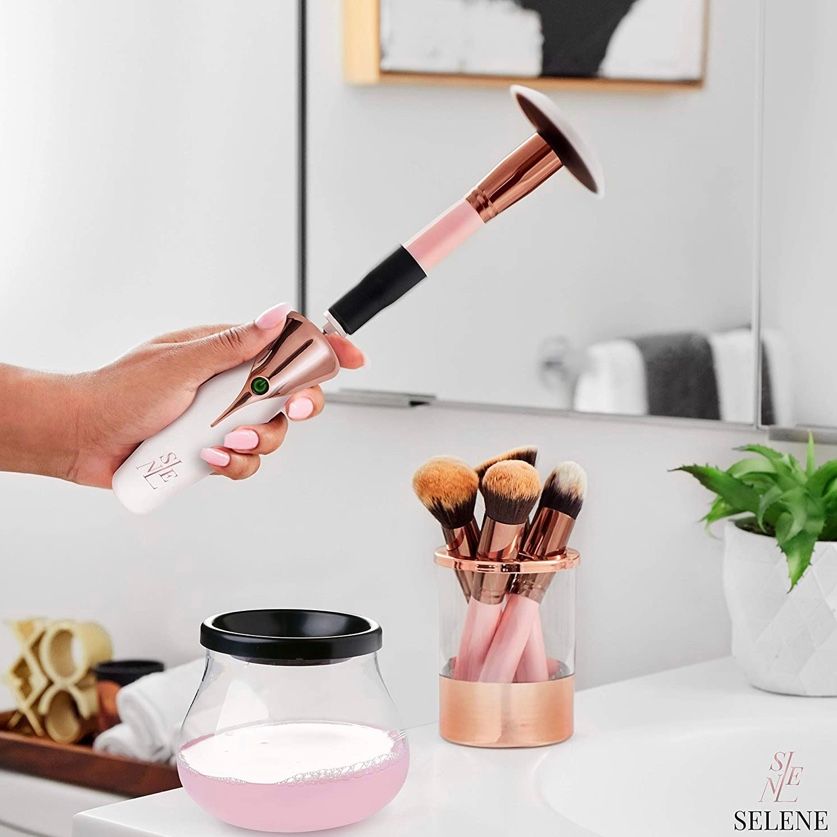 Bộ dụng cụ vệ sinh cọ trang điểm Selene Makeup Brush
