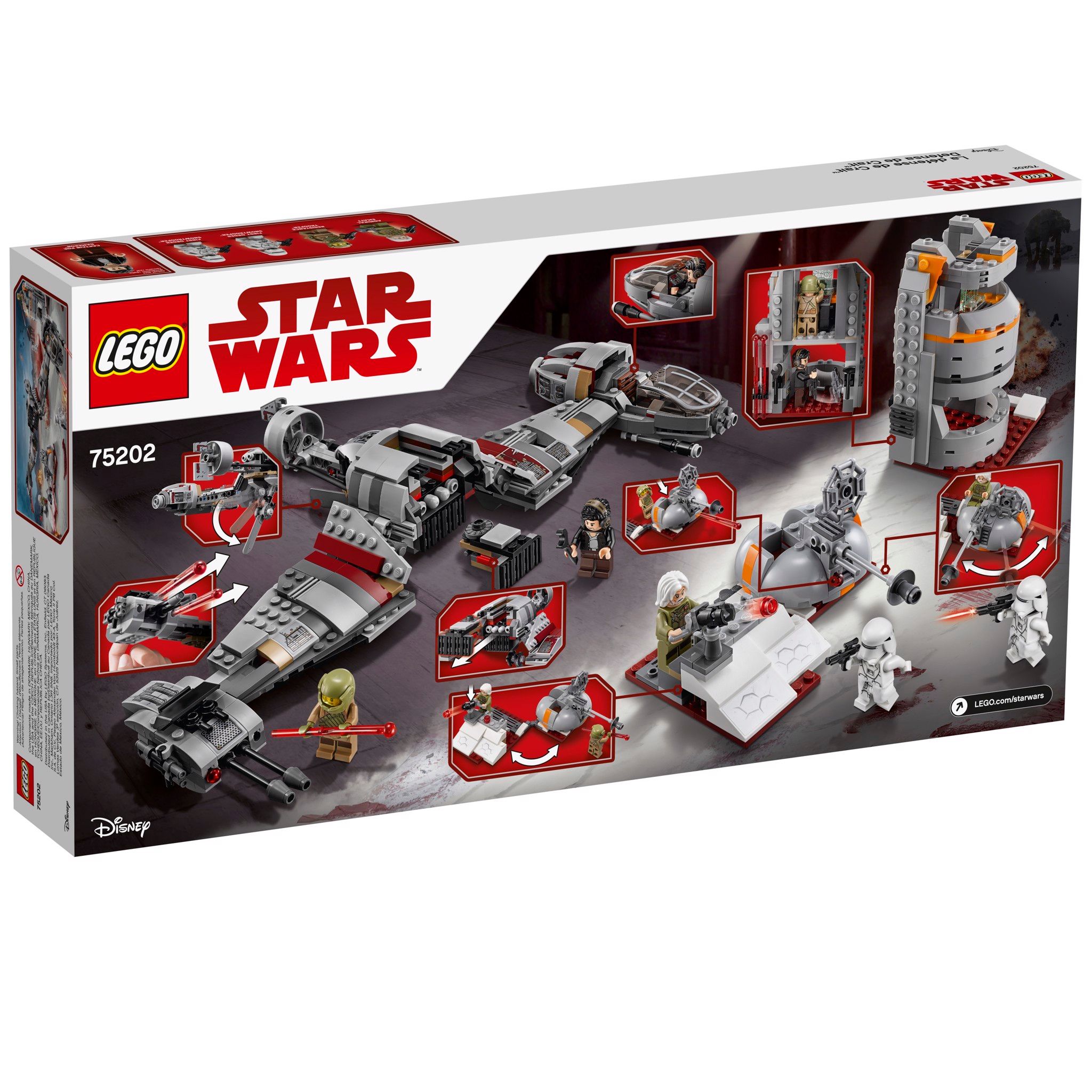 Bộ đồ chơi LEGO Star Wars Defense of Crait