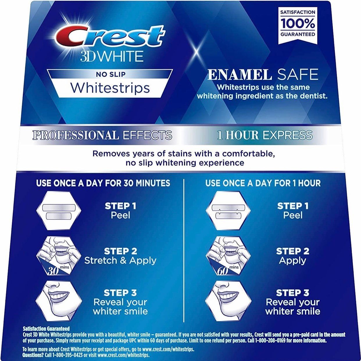Bộ làm trắng răng Crest 3D White Professional Effects
