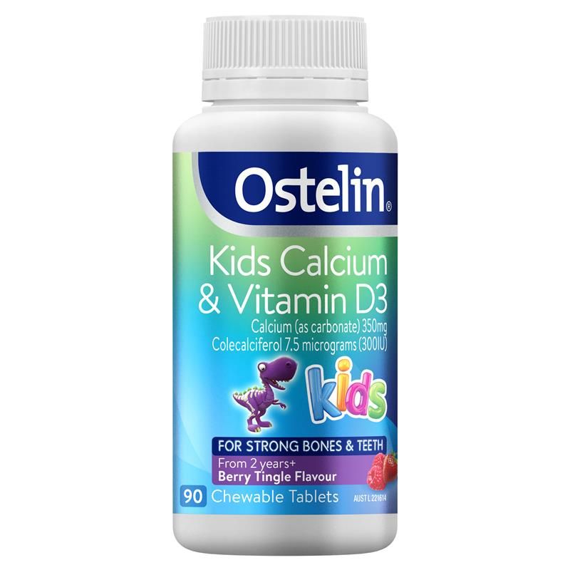 Viên uống bổ sung vitamin D & Calcium Ostelin cho trẻ