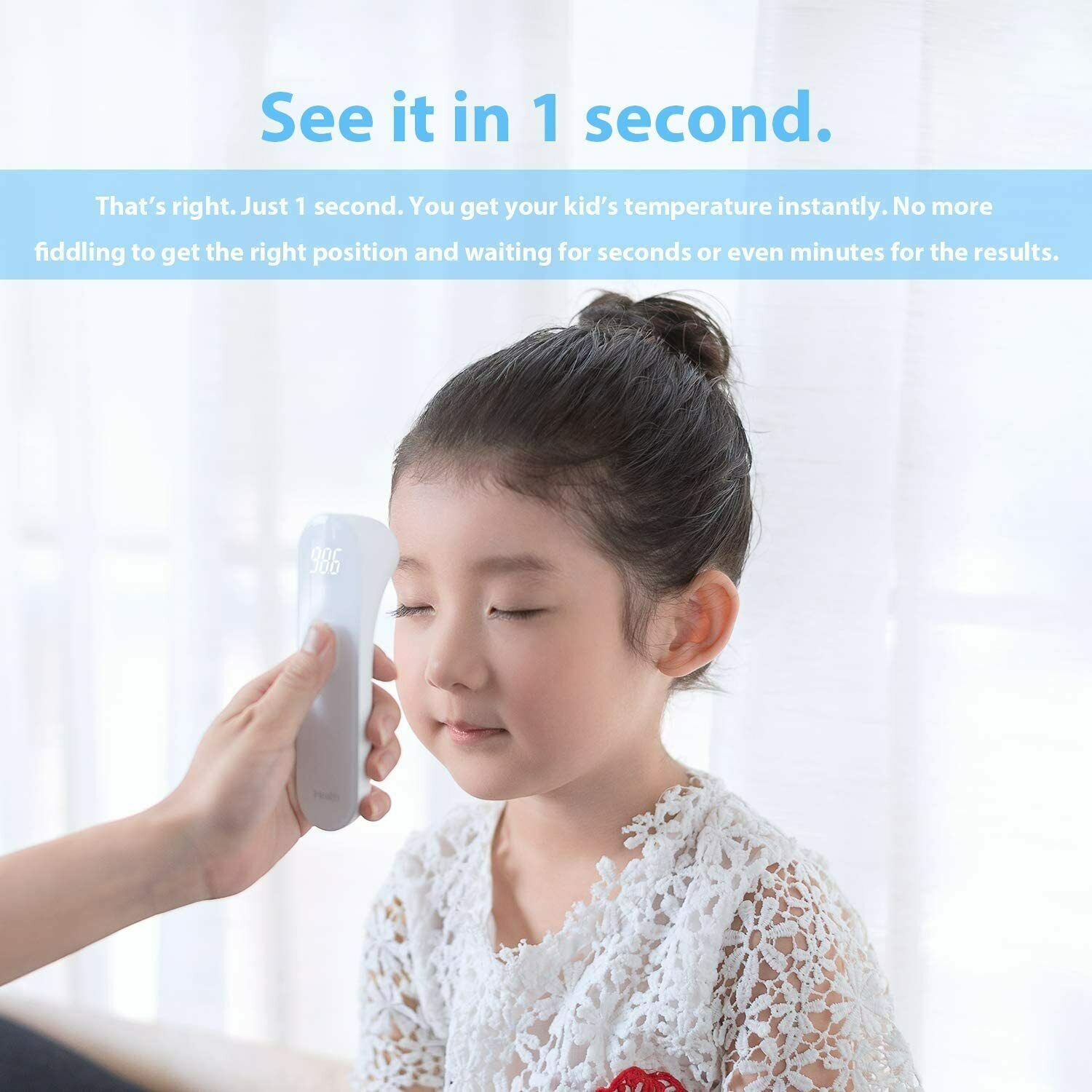 Máy đo thân nhiệt No Touch Forehead Thermometer by iHealth