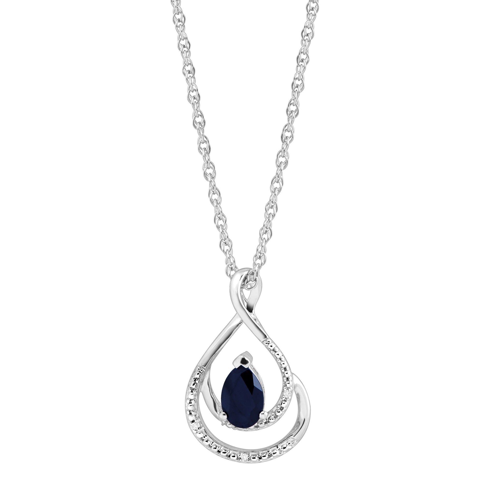 Bộ trang sức Natural Sapphire Pendant & Earrings Set
