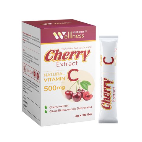  Thực phẩm bảo vệ sức khỏe Cherry Extract bổ sung Vitamin C 