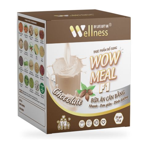  Bữa ăn lành mạnh Wow Meal F1 Chocolate 