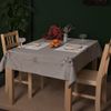 Khăn trải bàn ăn Equilhome hình chữ nhật, chất liệu sợi tổng hợp thêu hoa lavender 130x180 - EQ1635
