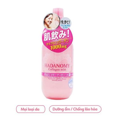  Xịt khoáng dưỡng da Sana Hadanomy Collagen Mist 