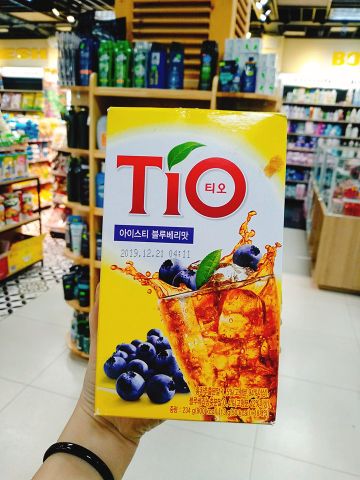  TRÀ TIO ICE VỊ VIỆT QUẤT VÀ  VỊ ĐÀO HÀN QUỐC 234G 