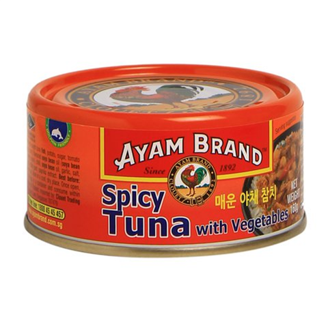  Cá Ngừ cay Hàn Quốc hiệu Ayam – hộp thiếc 160g 