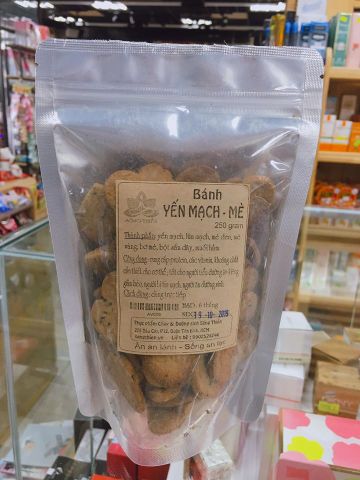  Bánh Yến mạch -Mè 250g( Sống Thiền) 