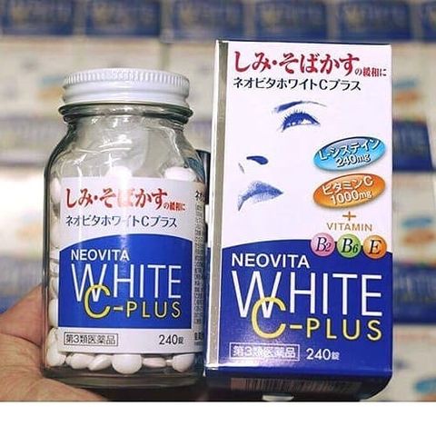  Viên uống trắng da vita white plus nhật bản 240 viên 