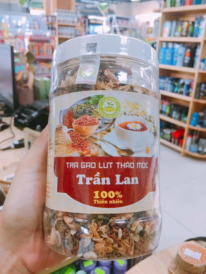 Trà gạo lứt thảo mộc TRẦN LAN(100% thiên nhiên)