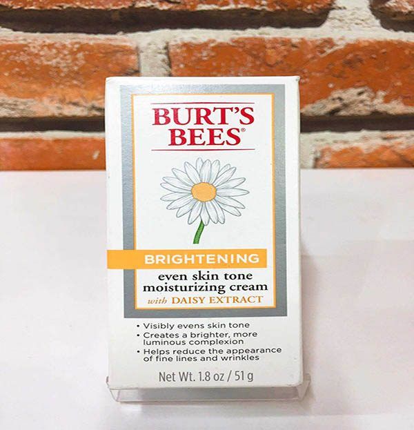 Burt’s Bees Brightening Even Skin Tone Moisturizing Cream